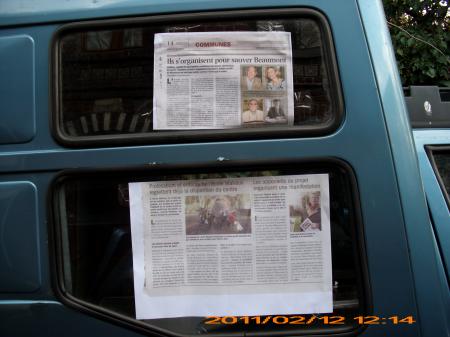 notre camionnette informative